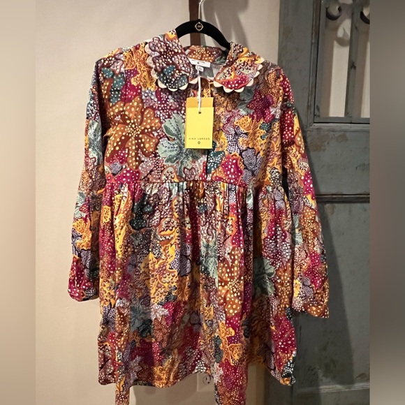 NWT Kika Vargas medium babydoll dress - Picture 2 of 3